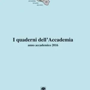 Novità I quaderni dell‘Accademia