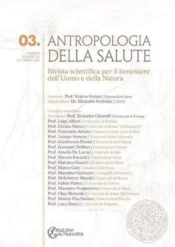 Esclusivo Antropologia della salute (2011). Vol. 3 Vita, morte, salute e conservazione della specie