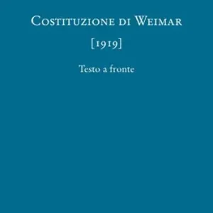 Costituzione di Weimar (1919) Direttamente Dal Produttore