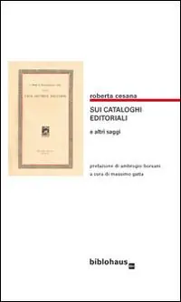 Sui cataloghi editoriali e altri saggi Compra Adesso