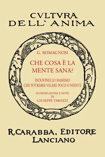 Ultima Occasione Che cosa è la mente sana? (rist. anast. 1936). Ediz. in facsimile