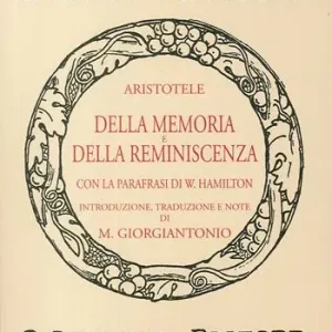 Consegna Rapida Della memoria e della reminiscenza (rist. anast. 1938). Ediz. in facsimile