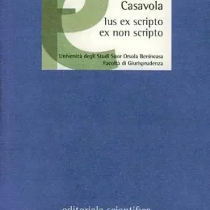 A Buon Prezzo Ius ex scripto ex non scripto