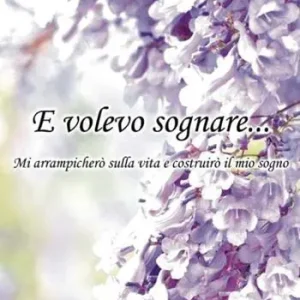 Pagamento Sicuro E volevo sognare... Mi arrampicherò sulla vita e costruirò il mio sogno