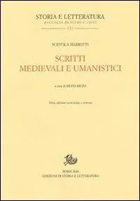 Occasione Imperdibile Scritti medievali e umanistici