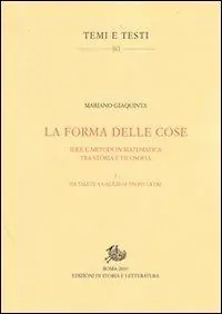 Offerta Speciale La forma delle cose. Idee e metodi in matematica tra storia e filosofia. Vol. 1 Da Talete a Galileo ed un po‘ oltre