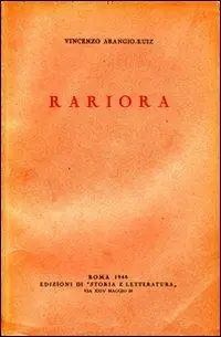 Ultimissimo Modello Rariora. Studio di diritto romano