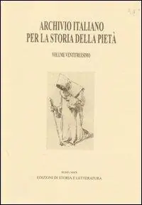 Archivio italiano per la storia della pietà. Vol. 23 Occasione