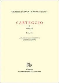 Carteggio (1930-1934). Vol. 2/1 Offerta