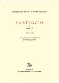 Carteggio (1930-1932). Vol. 2/2 Offerta Speciale