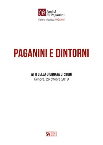 Offerta Lampo Paganini e dintorni. Atti della giornata di studi (Genova, 26 ottobre 2019)