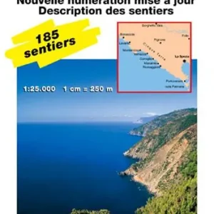 Compra Adesso Cinq Terres. Carte. Guide des sentiers. 185 sentiers, echelle 1 25.000