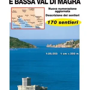 Miglior Prezzo Golfo della Spezia e Bassa Val di Magra. Carta. Guida dei sentieri. 170 sentieri. Scala 1 25.000