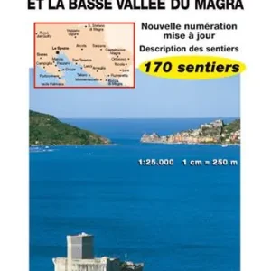 Le golfe de La Spezia et la Basse Vallée du Magra. Carte. Guide des sentiers. 170 sentiers. Echelle 1 25.000 Offerta Speciale