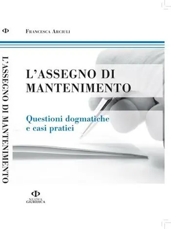 Spedizione Espresso L‘ assegno di mantenimento. Questioni dogmatiche e casi pratici