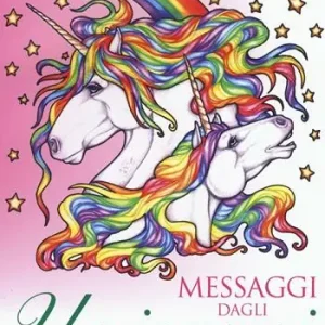 Messaggi dagli unicorni. Libro da colorare Offerta Limitata