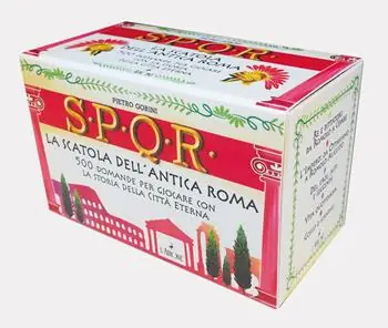 Promo Stagionale S.P.Q.R. La scatola dell‘antica Roma. 500 domande per giocare con la storia della città eterna