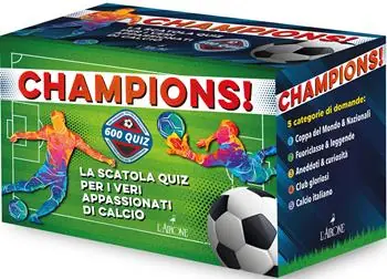 Champions! La scatola del calcio. Con Libro Acquista Ora