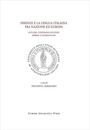 Offerta Speciale Firenze e la lingua italiana fra nazione ed Europa