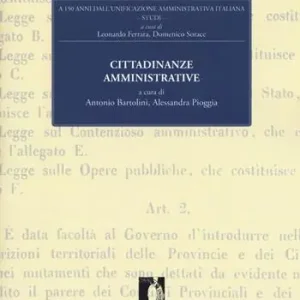 Reso Gratuito Cittadinanze amministrative. A 150 dall‘unificazione amministrativa italiana. Vol. 8