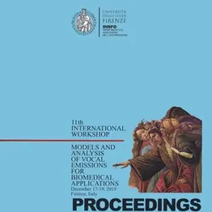 Models and analysis of vocal emissions for biomedical applications. 11th International Workshop. (Firenze, December 14-16 2021) Subito Disponibile