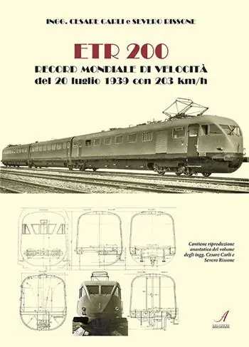 ETR200. Record mondiale di velocità del 20 luglio 1939 con 203 km/h. Ediz. limitata Spedito Oggi