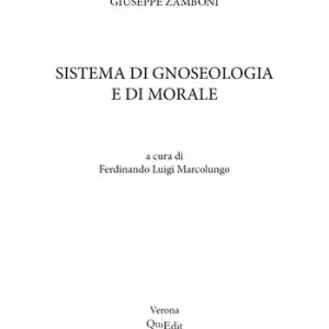 Must-Have Sistema di gnoseologia e di morale
