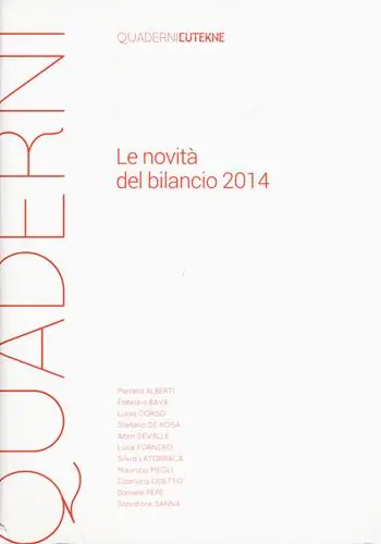 Le novità del bilancio 2014 Compra Online