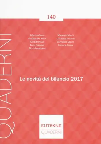 Le novità del bilancio 2017 Bestseller