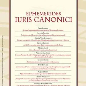 Ephemerides Iuris canonici (2022). Vol. 1 Ordina Subito