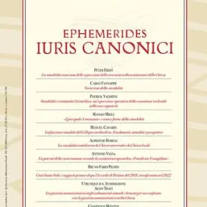 Promozione Ephemerides Iuris canonici (2022). Vol. 2