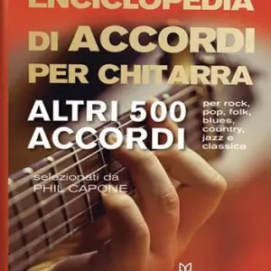 Spedizione Espresso Enciclopedia di accordi per chitarra. Altri 500 accordi