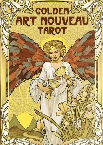 A Buon Prezzo Golden art nouveau tarot. Grand trumps. Con Libro