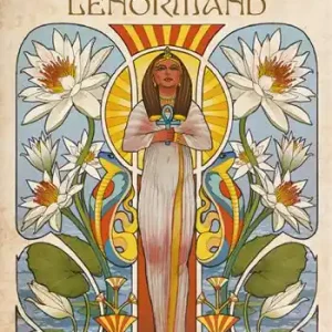 Ultime Pezzi Egyptian art nouveau lenormand oracle. Con Libro