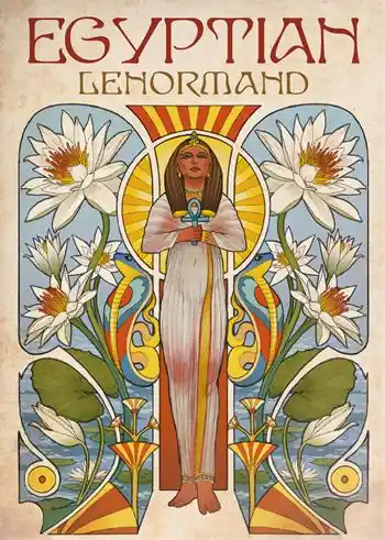 Ultime Pezzi Egyptian art nouveau lenormand oracle. Con Libro