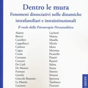 Dentro le mura. Fenomeni dissociativi nelle dinamiche intrafamiliari e intraistituzionali. Il ruolo della psicoterapia psicoanalitica. Giornate SIEFPP Professionale