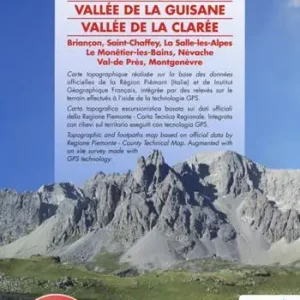 Carta n. 21. Briançon, Vallée de la Guisane, Vallée de la Clarée. Carta dei sentieri e stradale scala 1 25.000 Reso Gratuito