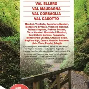 Carta n. 22. Mondovì, Val Ellero, Val Maudagna, Val Corsaglia Val Casotto. Carta dei sentieri e stradale scala 1 25.000 Subito Disponibile