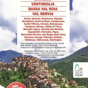 Carta n. 23. Sanremo, Ventimiglia, Bassa Val Roia, Val Nervia. Carta dei sentieri e stradale scala 1 25.000 Prezzo Scontato
