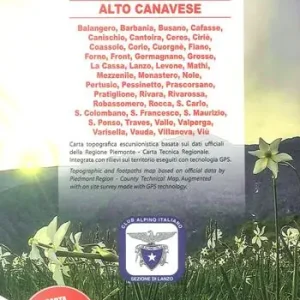 Carta n. 9. Basse valli di Lanzo, alto Canavese, La Mandria, val Ceronda e Casternone Popolare