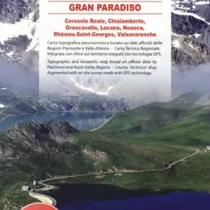Prezzo Basso Carta n. 24. Valle Orco, Gran Paradiso. Carta dei sentieri e stradale 1 25.000. Adatto a GPS