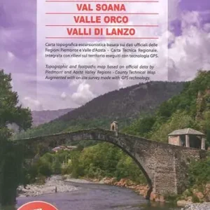 Carta n. 50-5. Gran Paradiso, Val Soana, Valle Orco, Valli di Lanzo 1 50.000 Saldi
