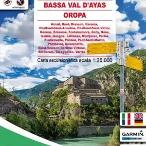 Ordina Subito Carta n. 38. Bassa Valle di Gressoney, Bassa Val d’Ayas, Oropa