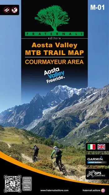 Aosta Valley. Courmayeur area. MTB trail map. Ediz. italiana e inglese Quantità Limitata