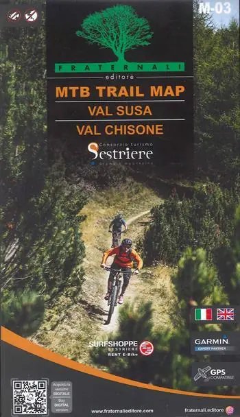 Val Susa. Val Chisone. MTB trail map. Ediz. italiana e inglese Affare