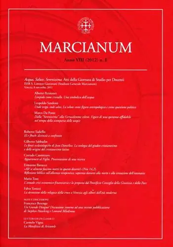 Professionale Marcianum (2012). Vol. 1