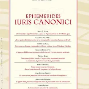 Ephemerides Iuris canonici (2013). Vol. 2 Pagamento Sicuro