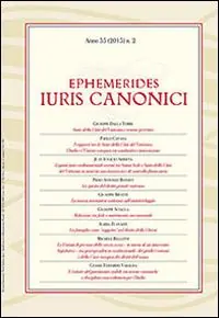 Reso Gratuito Ephemerides Iuris canonici (2015). Vol. 2