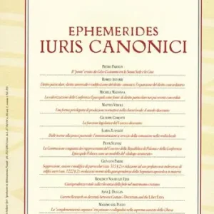 Occasione Imperdibile Ephemerides Iuris canonici (2017). Vol. 1