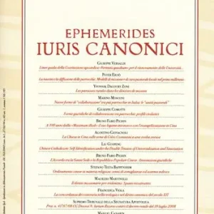Ephemerides Iuris canonici (2019). Vol. 1 Offerta Limitata